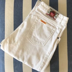 Vintage White Denim 80s/90s High Waisted Jeans